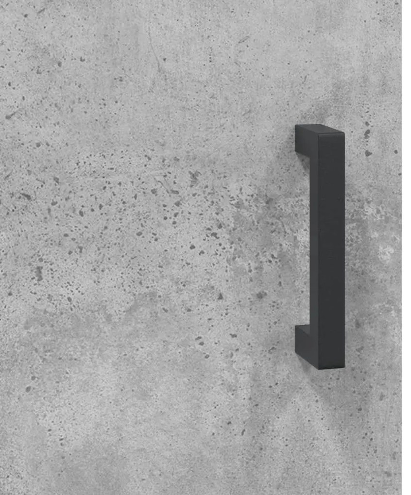 2 db betonszürke faliszekrény 69, x 34 x 90 cm