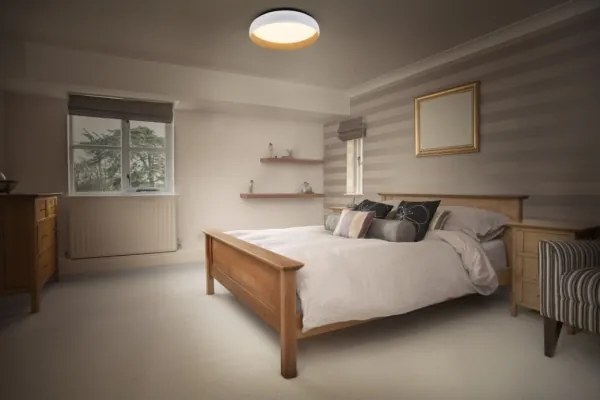 Osram - dimmelhető LED mennyezeti lámpa ORBIS LIVIA LED/16W/230V átm. 30 cm fehér/barna