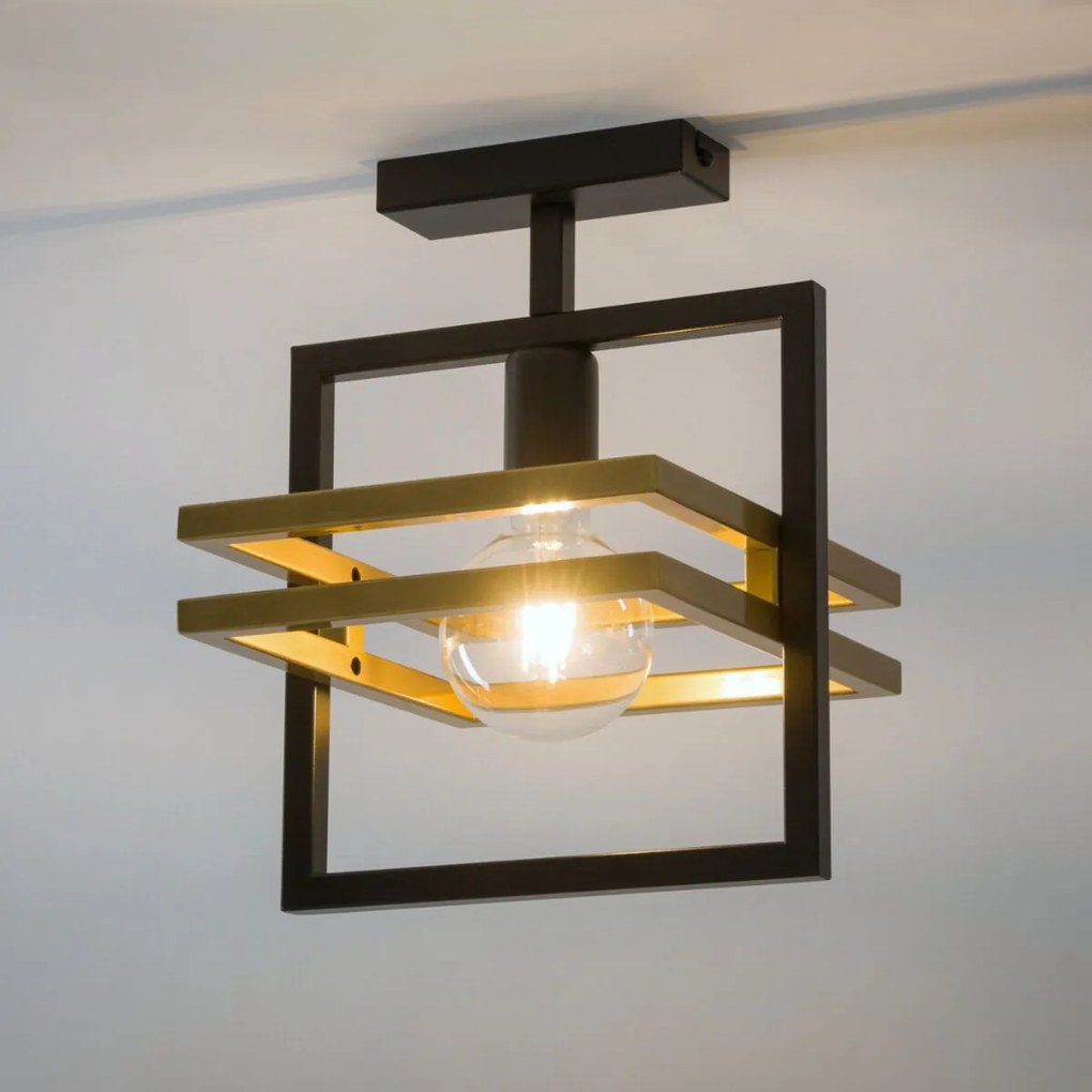 Sigma lighting modern mennyezeti lámpa merci fekete arany sig32398