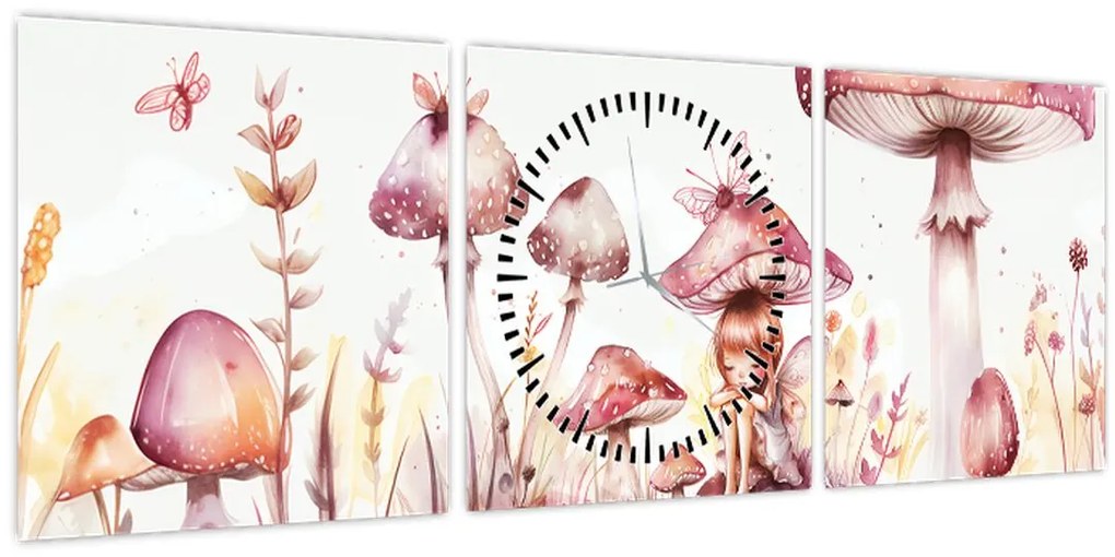 Kép - Rózsaszín tündér (órával) (90x30 cm)