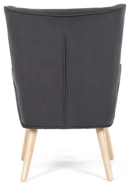 Szürke Kordbársony U-Fotel. AK-314 GREY2