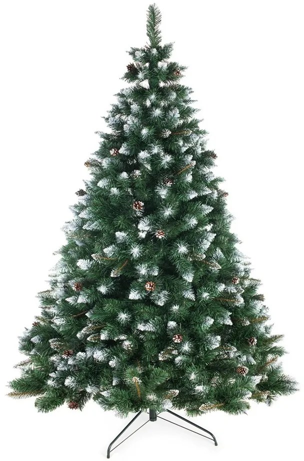 AmeliaHome karácsonyfa Fenyőfa fenyőtobozokkalLemmy, 120 cm, 120 cm