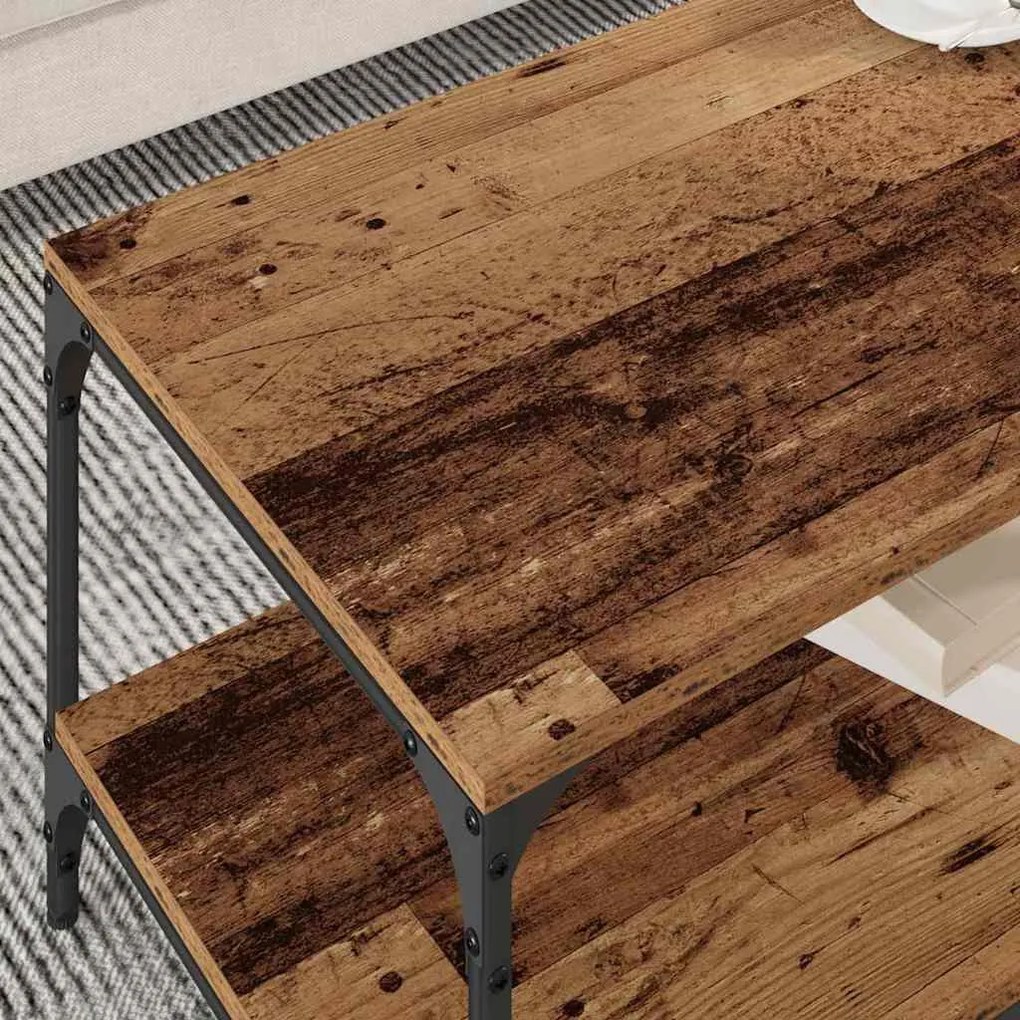 Dohányzóasztal Régi fa 80 x 50 x 40 cm Faanyag