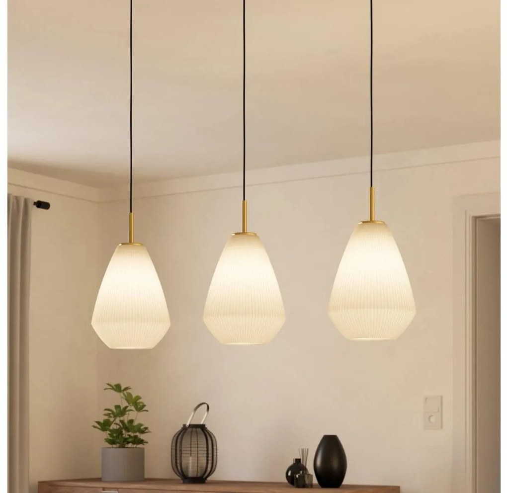 Eglo 900813 - Csillár zsinóron CAPRAROLA 3xE27/40W/230V