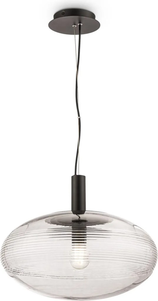 Maytoni PERLAS P062PL-01GR Függőlámpa 1x60W/E27