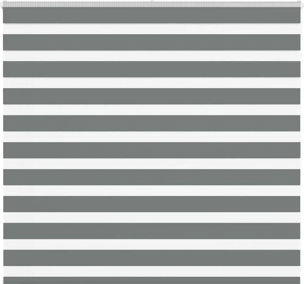 vidaXL zebrafüggönnyel sötét szürke szövetszélesség 150,9cm poliészter