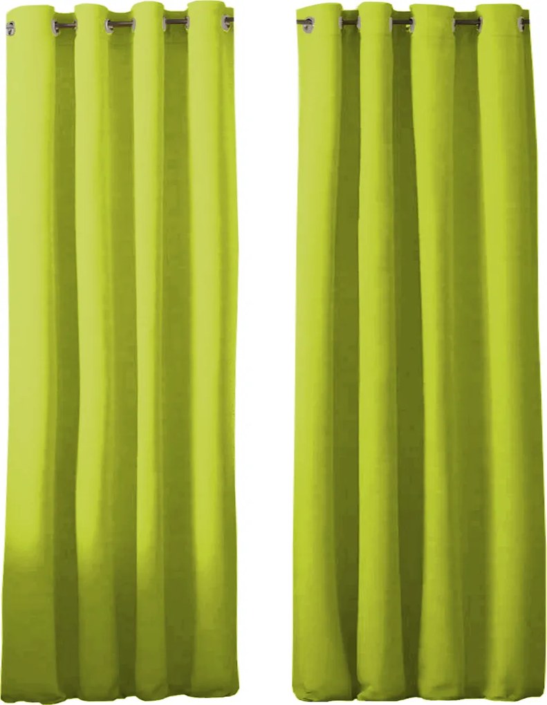 Panama Kész Függöny Szett 145x250 matt lime függöny