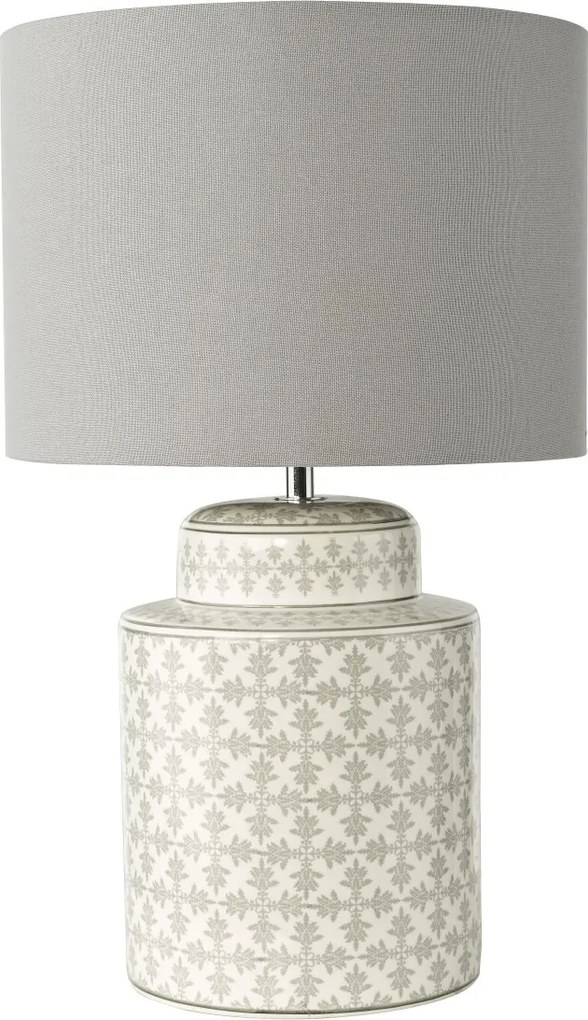 Dar Lighting modern asztali lámpa kedron króm szürke darked4239