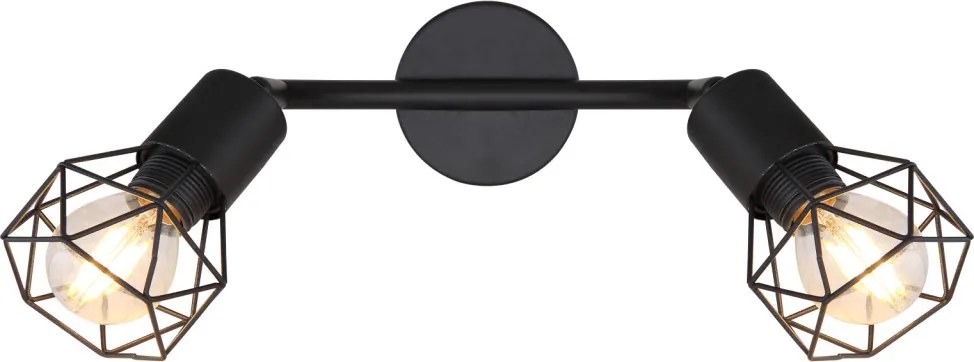 Spot Lámpák Fekete XARA I GLOBO-54802S-2