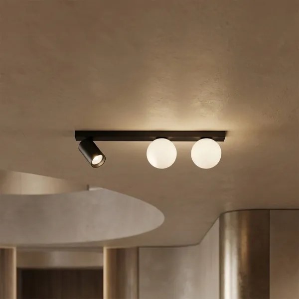 Brilagi - SELE BALL spotlámpa 1xGU10/30W/230V + 2xG9/10W fekete