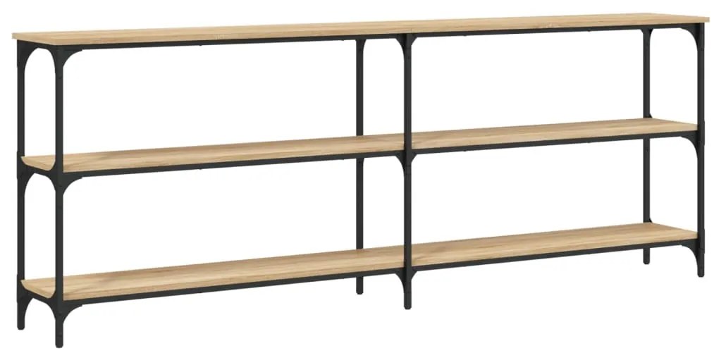 sonoma tölgyfa konzolasztal 200 x 29 x 75 cm