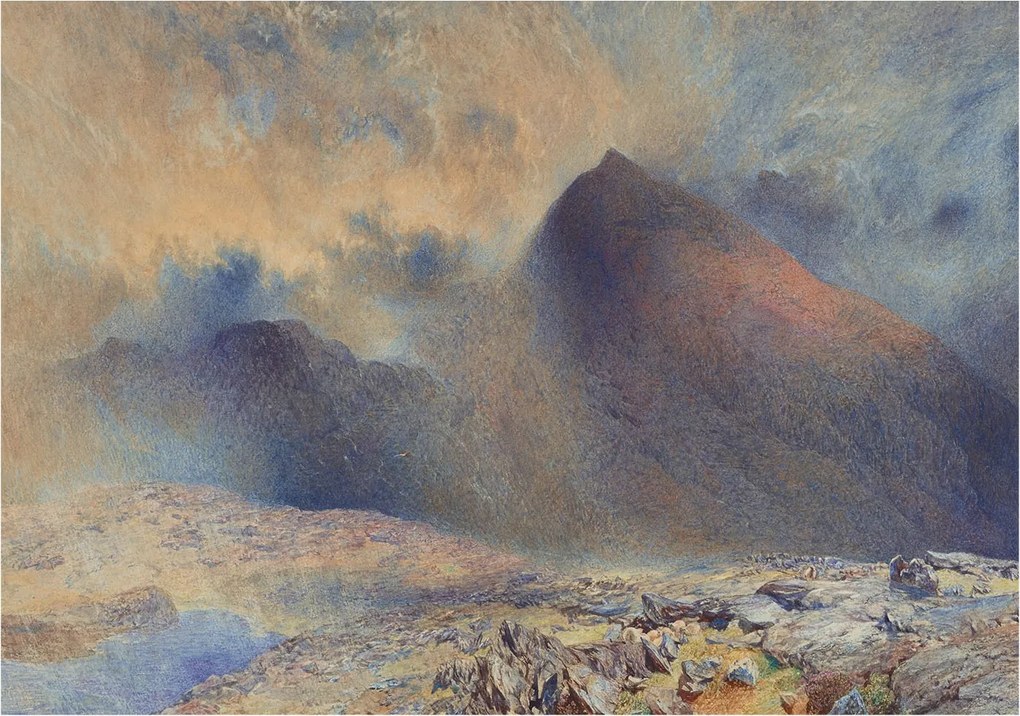 Fotótapéta Flizelin Dekoratív irodai Hegyi tájkép 312x219 Ragasztó