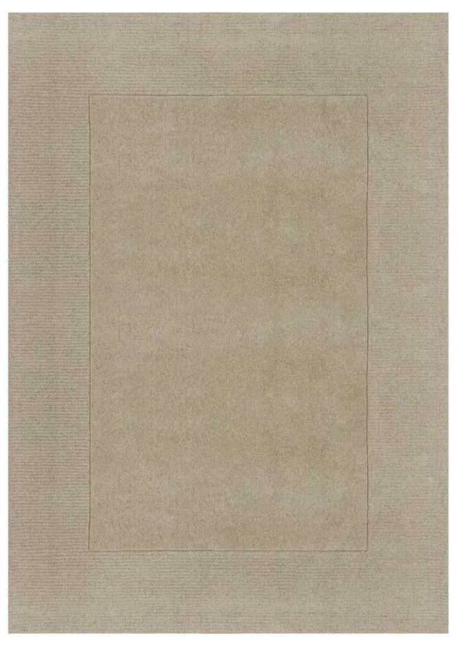 Bézs gyapjú szőnyeg 120x170 cm – Flair Rugs