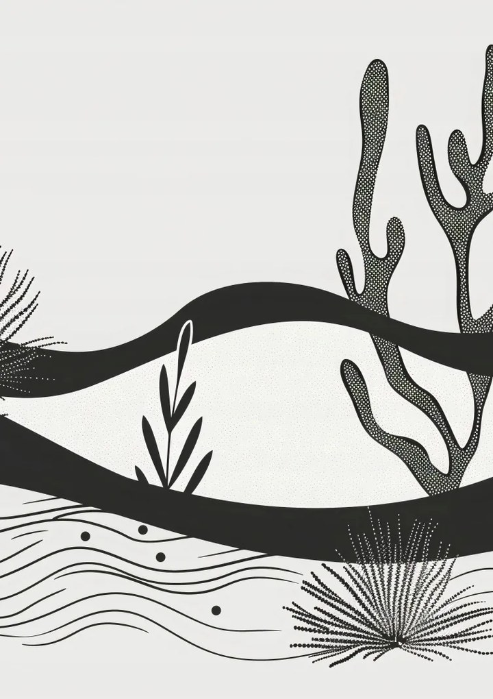 Poszter 59,4x84,1cm Kert az éjszakában