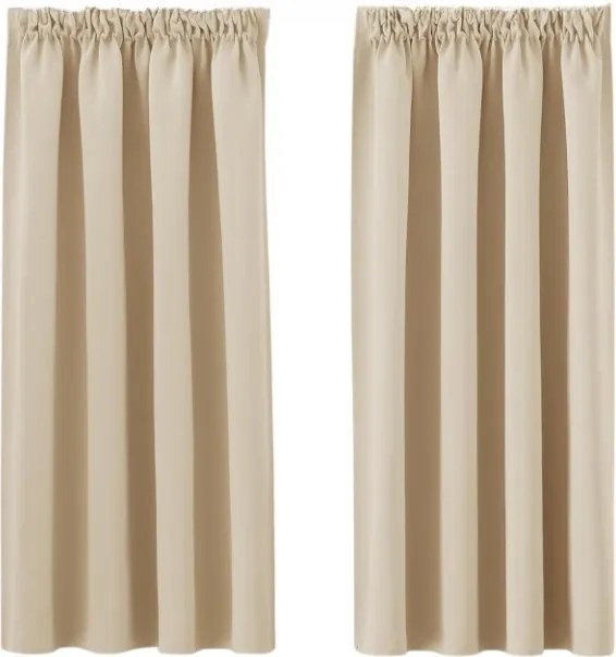 Pony Dance sötétítő függöny 2 db 145x140 cm bézs thermo