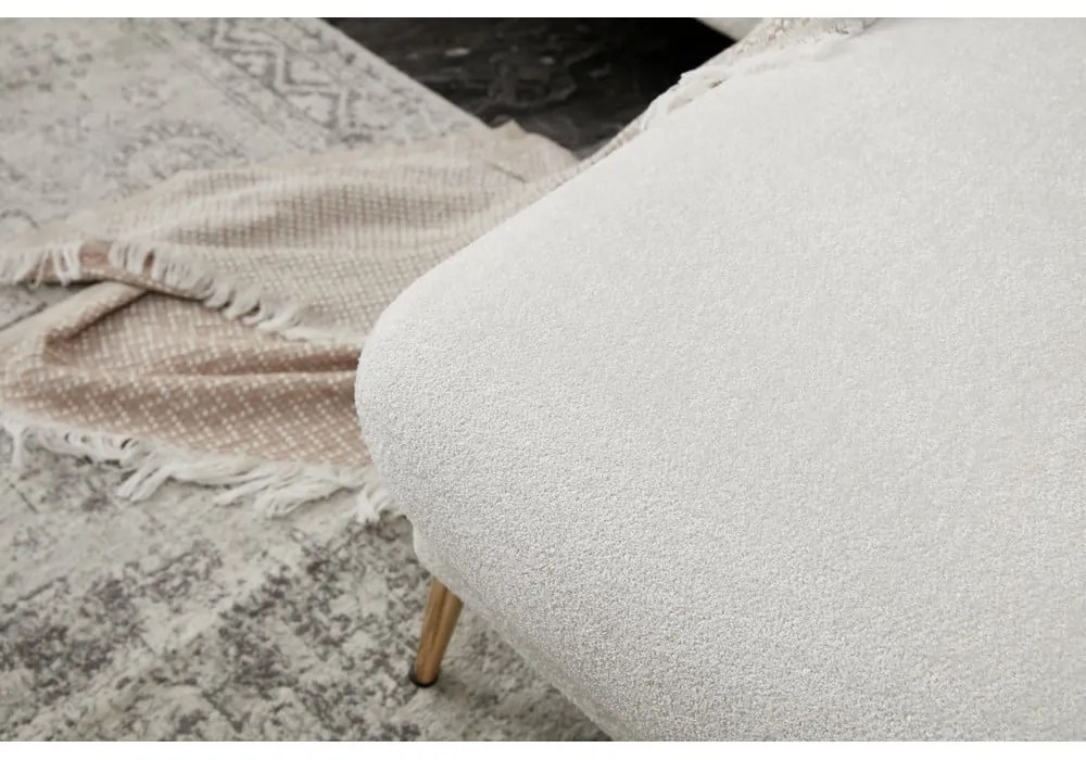 Fehér sarokkanapé (jobb oldali-heverő résszel) Simena – Balcab Home