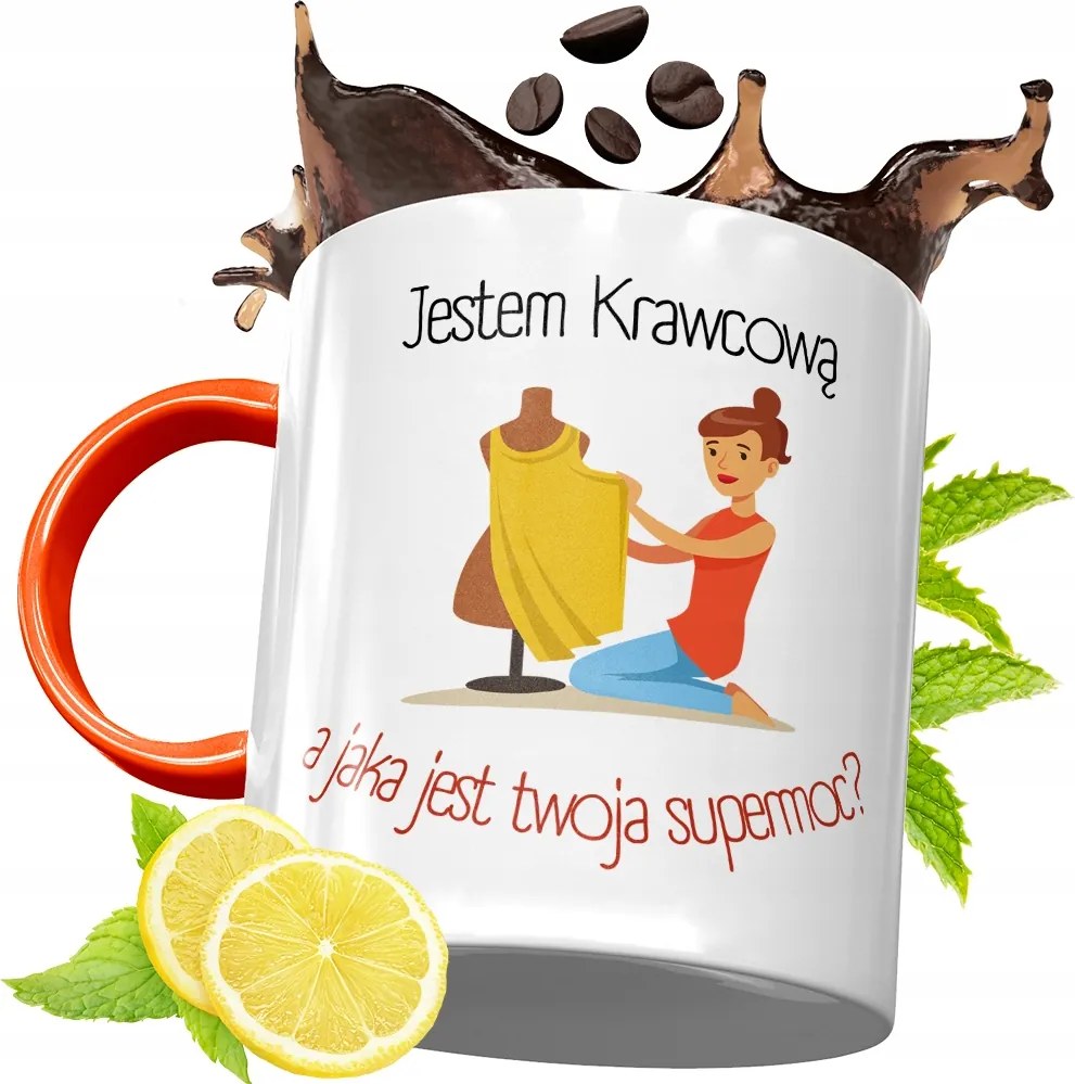 Narancssárga Bögre Szabónak Születésnapi Ajándék fényképes nyomtatással