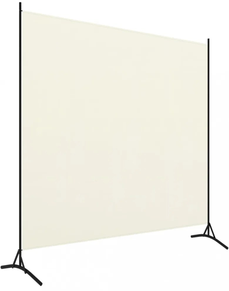 fehér 1 paneles szövet paraván 175 x 180 cm