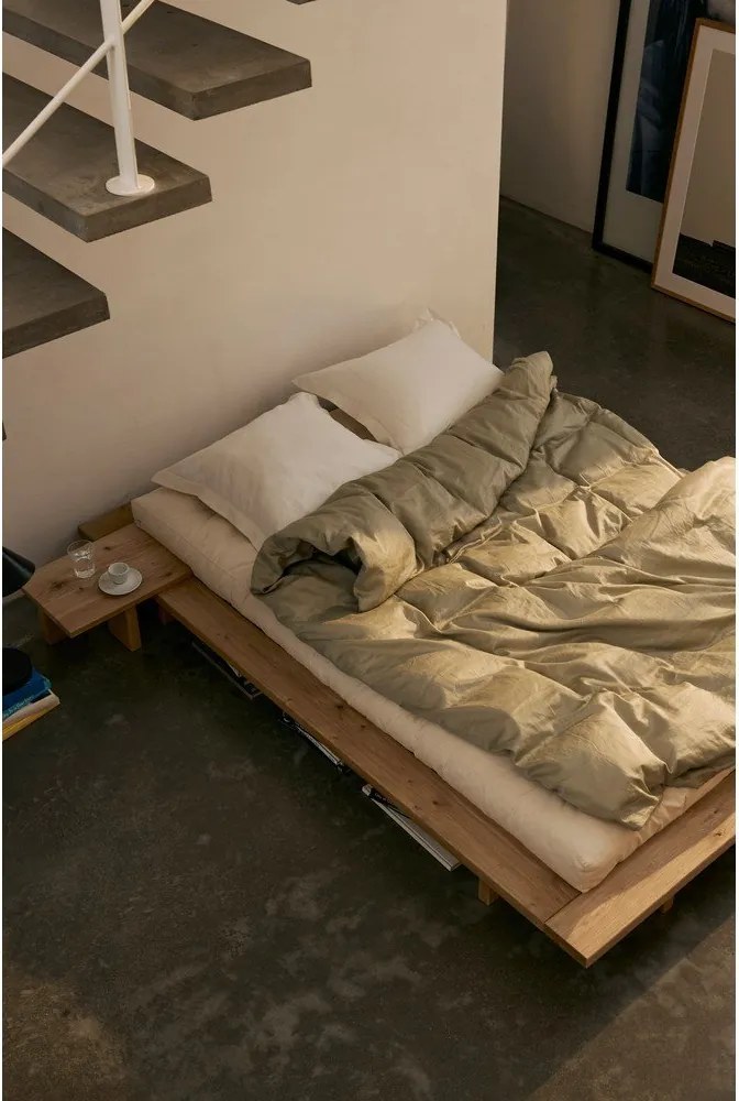 Natúr színű borovi fenyő éjjeliszekrény Japan – Karup Design