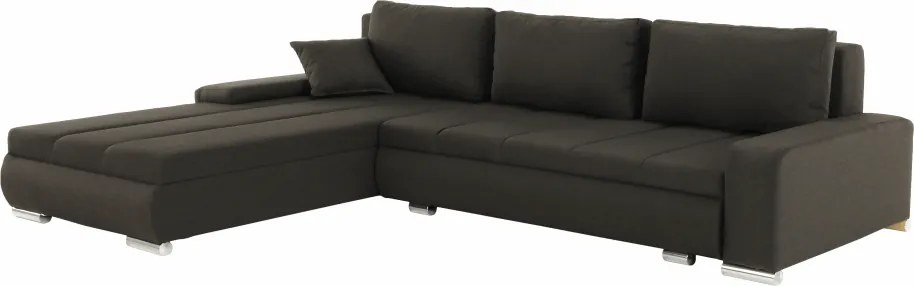 Ülőgarnitura, szövet barna, TONIKS