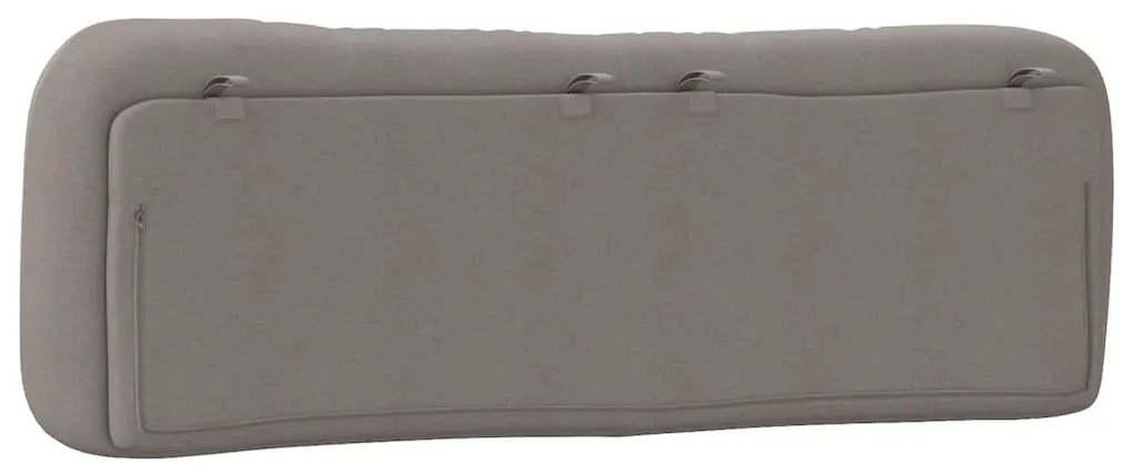 tópszínű szövet fejtámla párna 160 cm