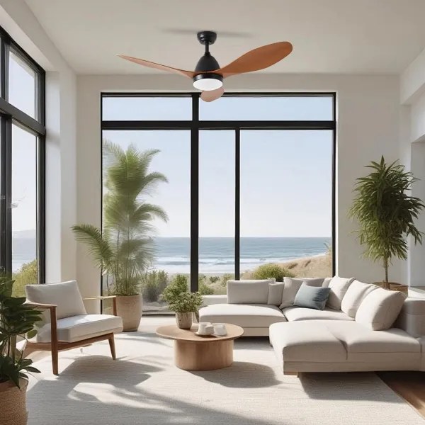 ZEVENTI - LED mennyezeti ventilátor MURO LED/18W/230V Wi-Fi Tuya + távirányító