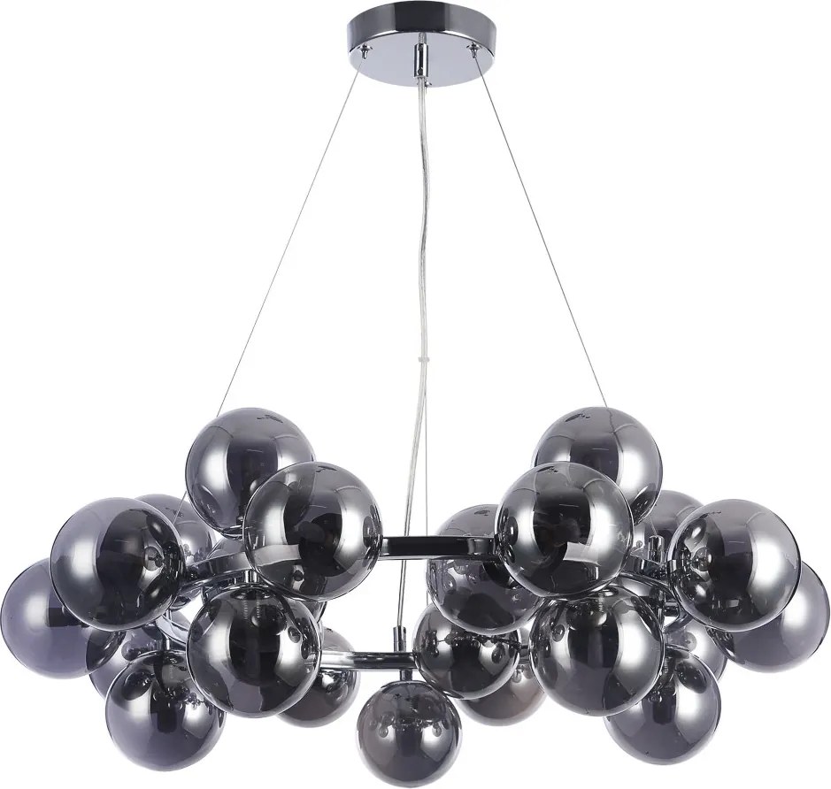 Italux CABELLA PND-5252-25-CH+SMK Függőlámpa 25x28W/G9 IP20