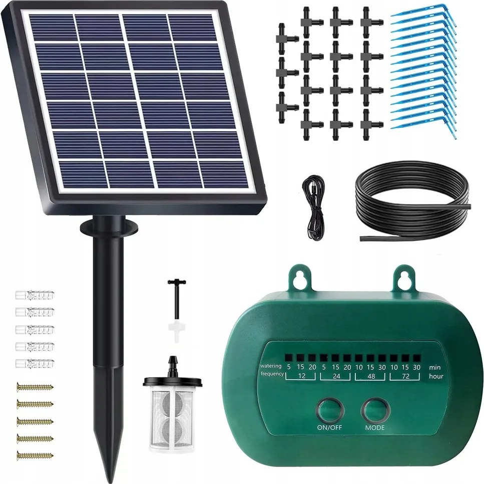 Napelemes Automata Csepegtető Öntöző Szett Öntözőrendszer