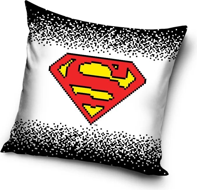 Superman Logo párnahuzat 40x40 cm