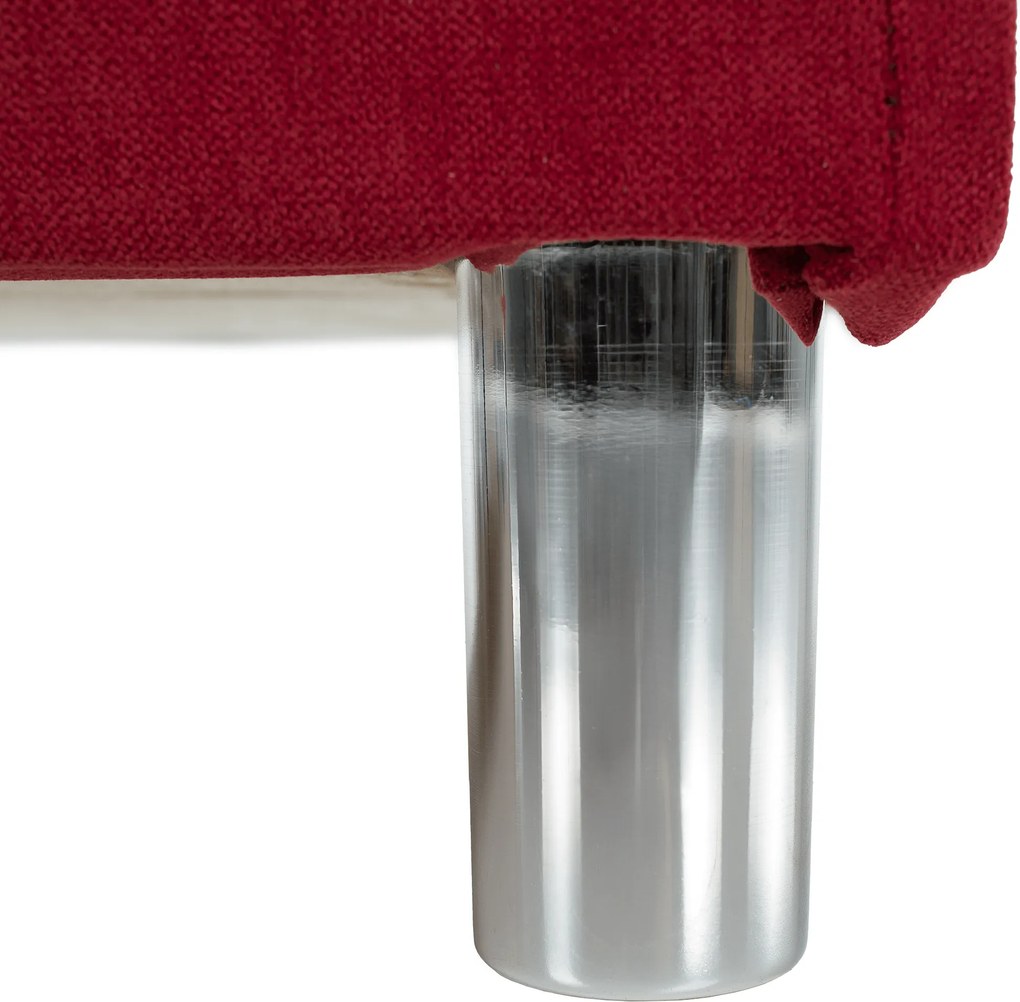 Kihúzható kanapé, piros, ALADA