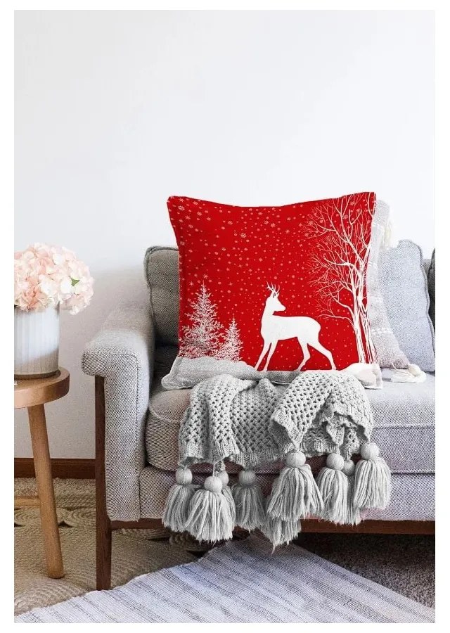 Párnahuzat karácsonyi mintával 43x43 cm – Mila Home