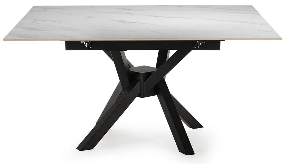 Bővíthető étkezőasztal kő asztallappal, hosszabbító asztallappal 90x150 cm Arlene – Marckeric