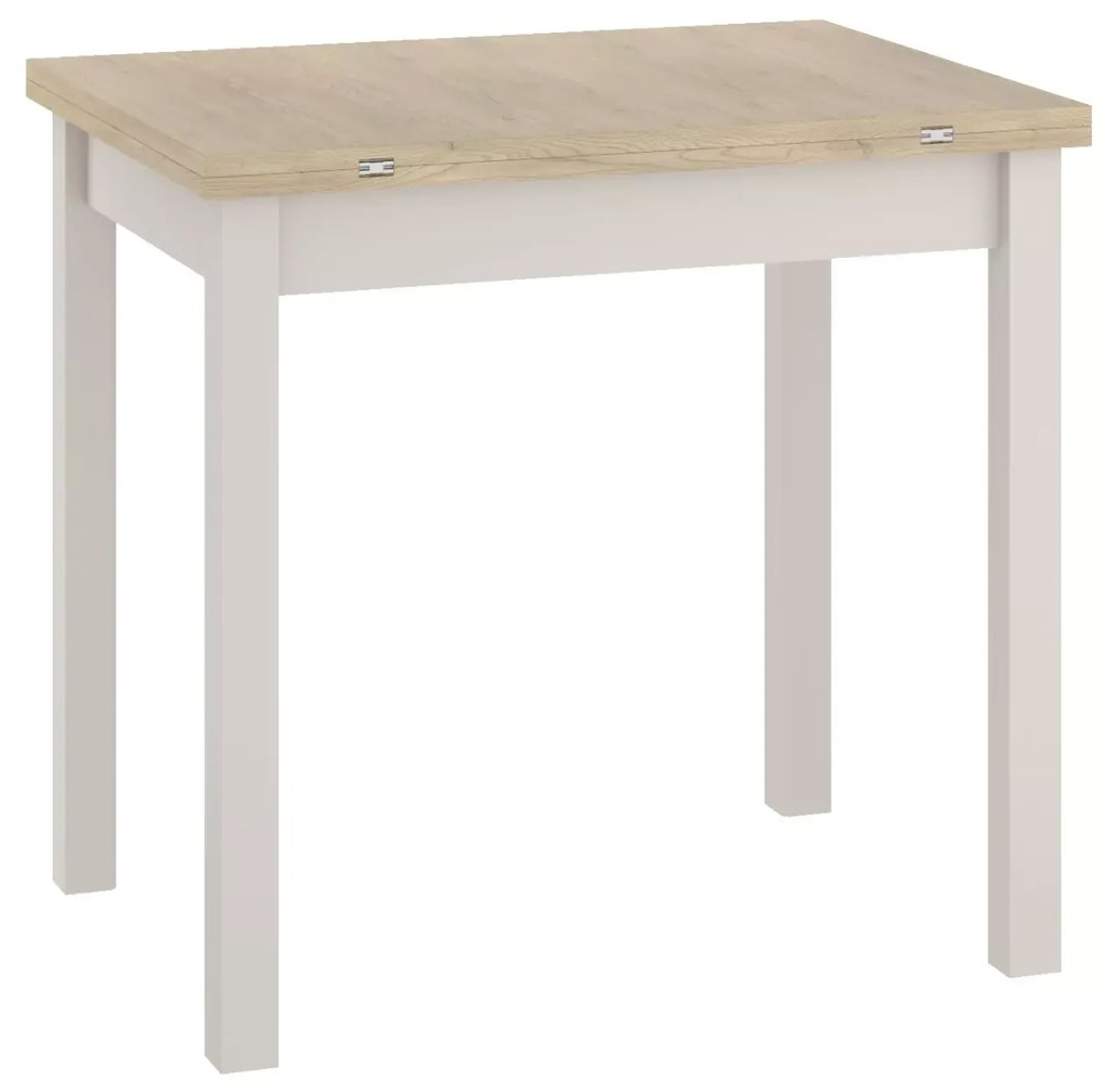 Kihúzható étkezőasztal FLIP 80(160)X80 cm, Cremona tölgy Torro/kasmír