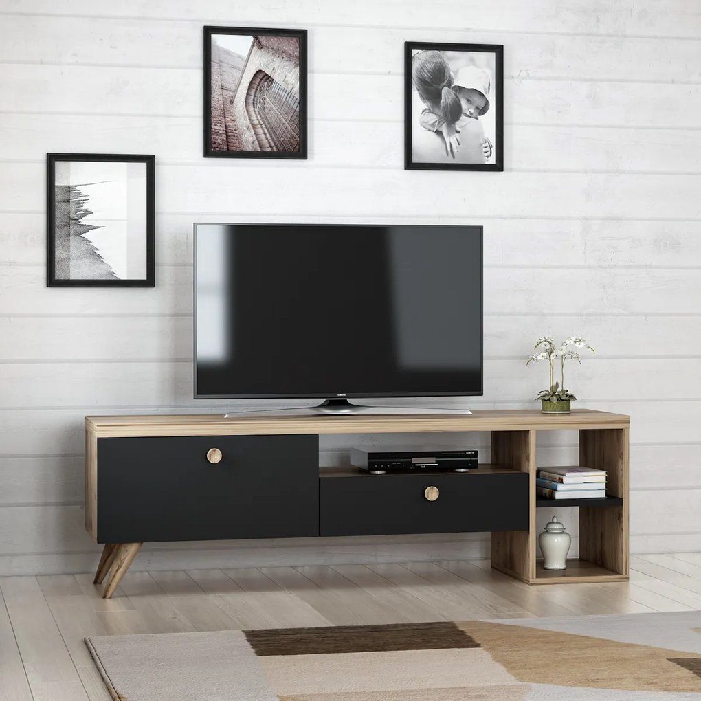TV asztal Parion Fekete
