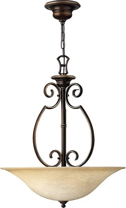 ELSTEAD HK-CELLO-P-B CELLO Klasszikus Függesztett Lámpa Alabástrom, Antik Bronz E27 IP20
