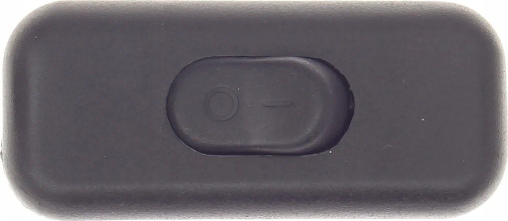 Átmenő billenőkapcsoló 2 pályás 2,5A 250V fekete