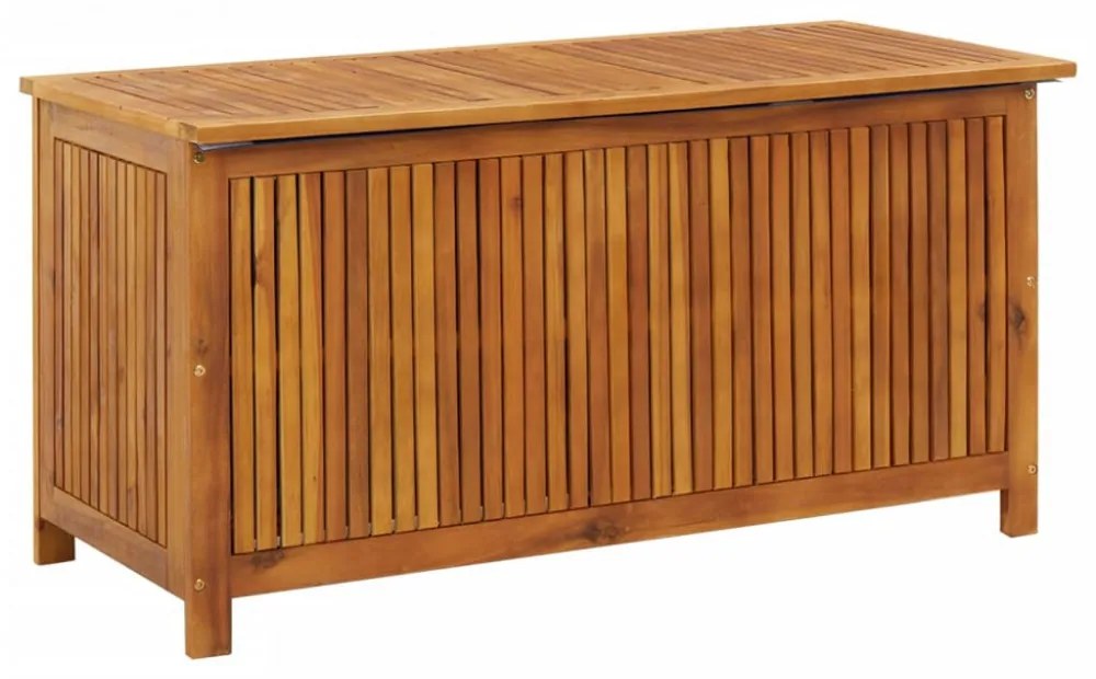 tömör akácfa kerti tárolóláda 113 x 50 x 58 cm