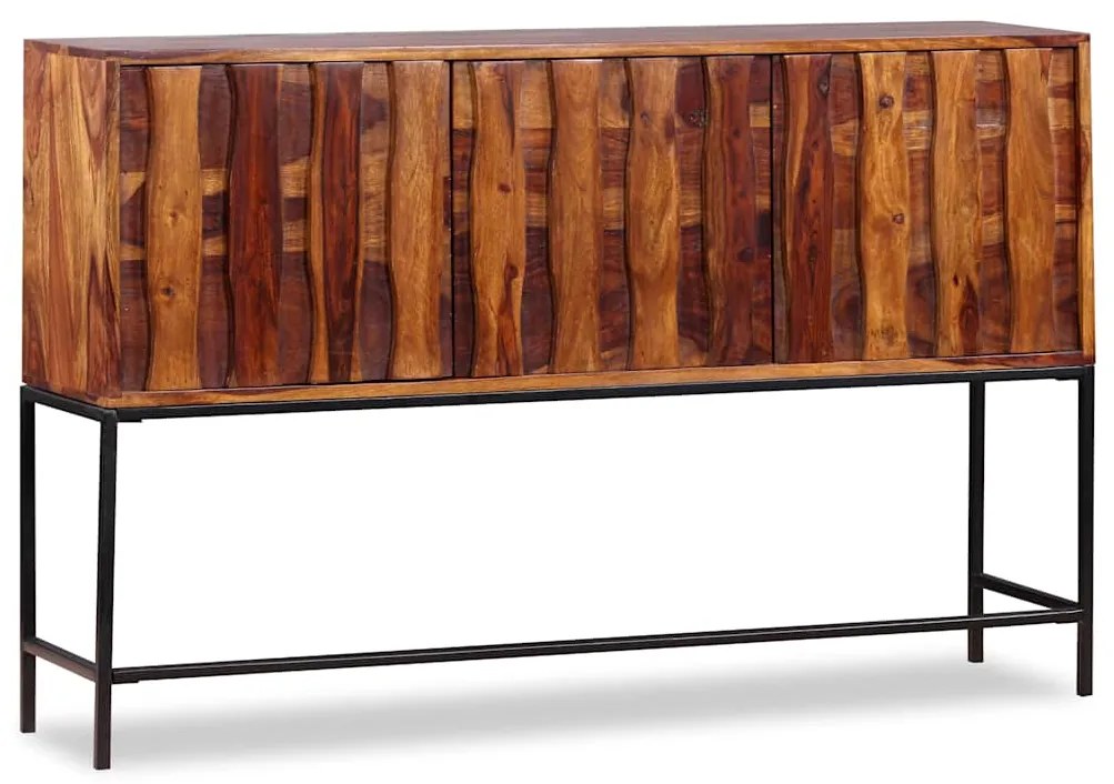 vidaXL tömör akácfából tálaló 120 x 30 x 80 cm