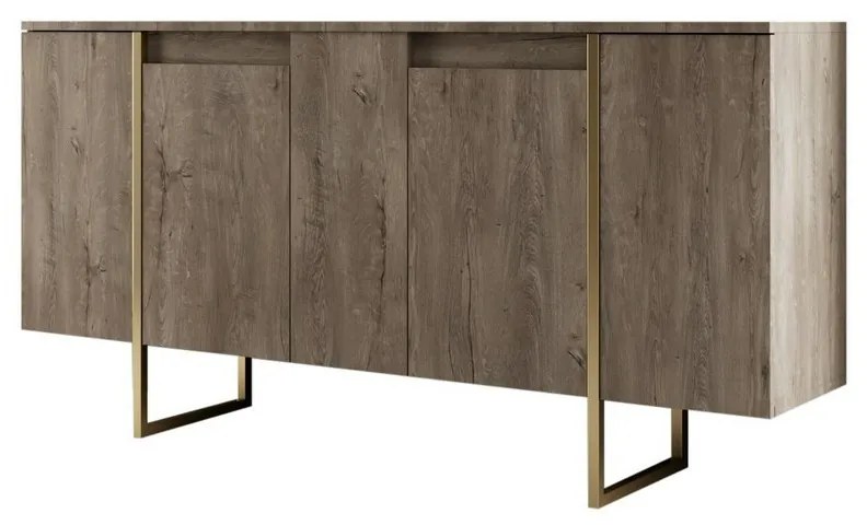 Luxe Walnut and Gold szekrény