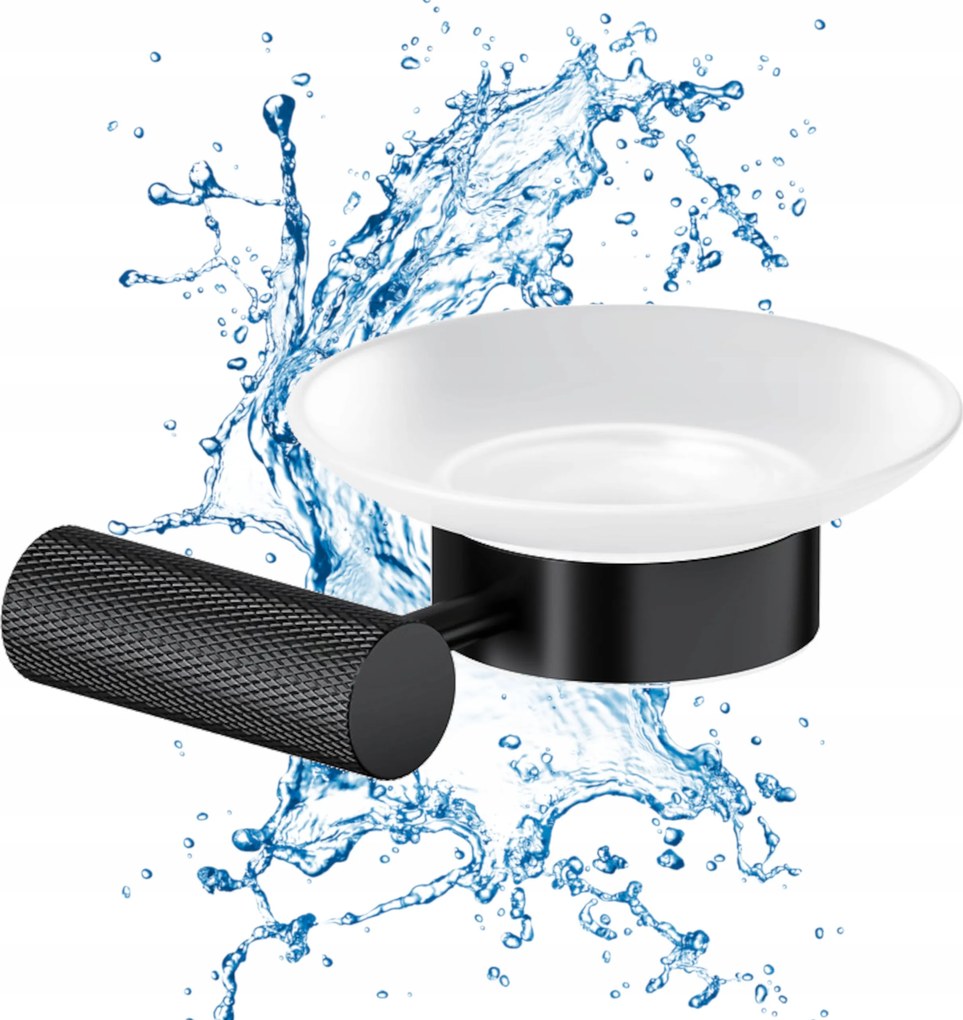 Fekete Fali Szappantartó Elegancia és Funkcionalitás a fürdőszobádban