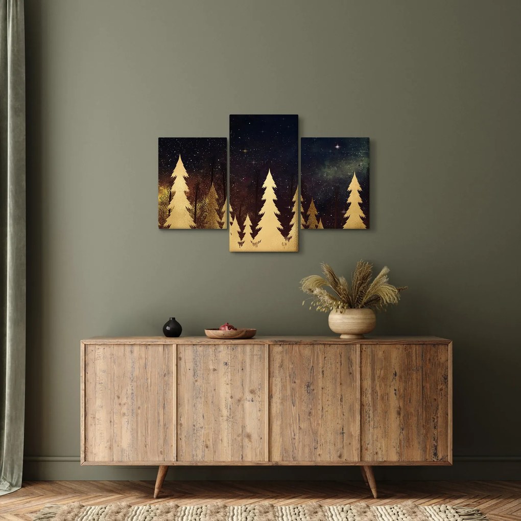 Kép - arany éjszaka (90x60 cm)