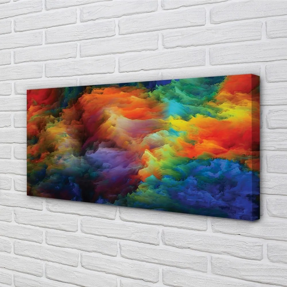 Canvas képek 3d színes fraktálok 140x70 cm