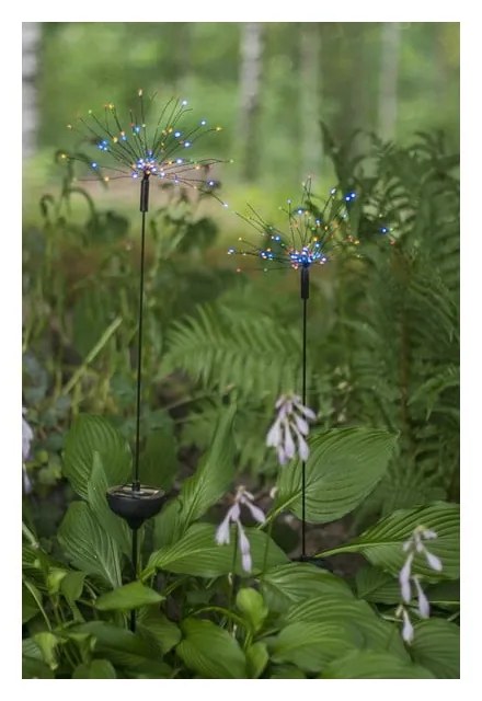 Firework kültéri napelemes LED lámpa színes diódákkal, magasság 100 cm - Star Trading