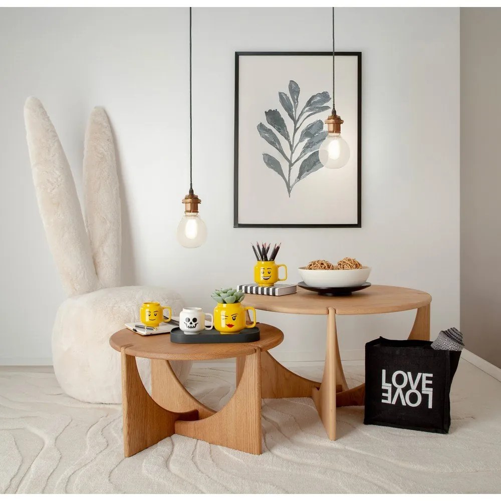 Sárga kerámia gyerek bögre 530 ml Head – LEGO®