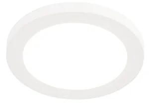 Modern süllyesztett vagy felületre szerelhető spotlámpa, fehér, 16,5 cm, LED-el