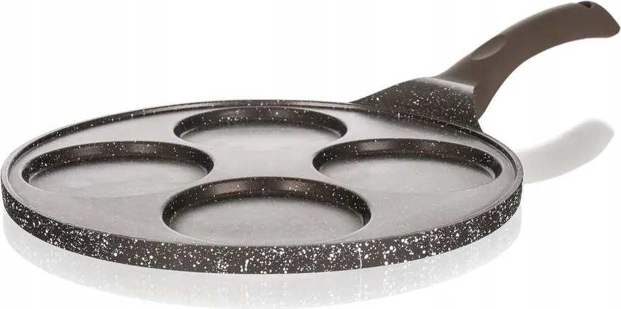 Tojás- és palacsintasütő serpenyő Banquet Granite Dark Brown 26 cm gránit