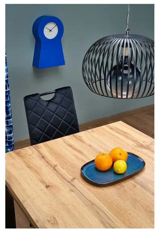 Campbell étkezőasztal, artisan tölgy / fekete