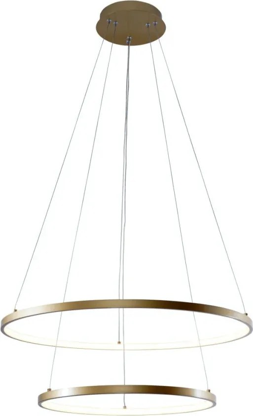 Zuma Line BRENO 18140GD-2 Függőlámpa 1x50W/LED 3000K|4000K|6000K 2500lm IP20