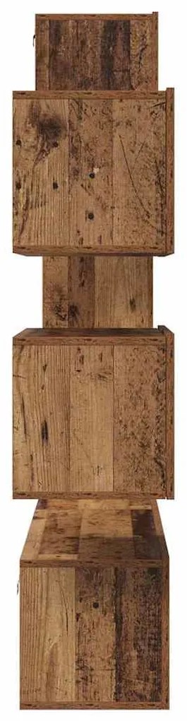 TV szekrény garnitúra 6 pcs Régi fa 30.5 x 30 x 90 cm Faanyag