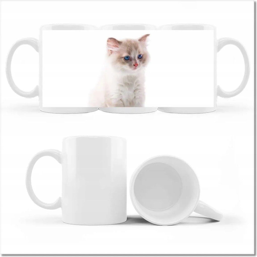 Nyomott mintás bögre Cica Cicák